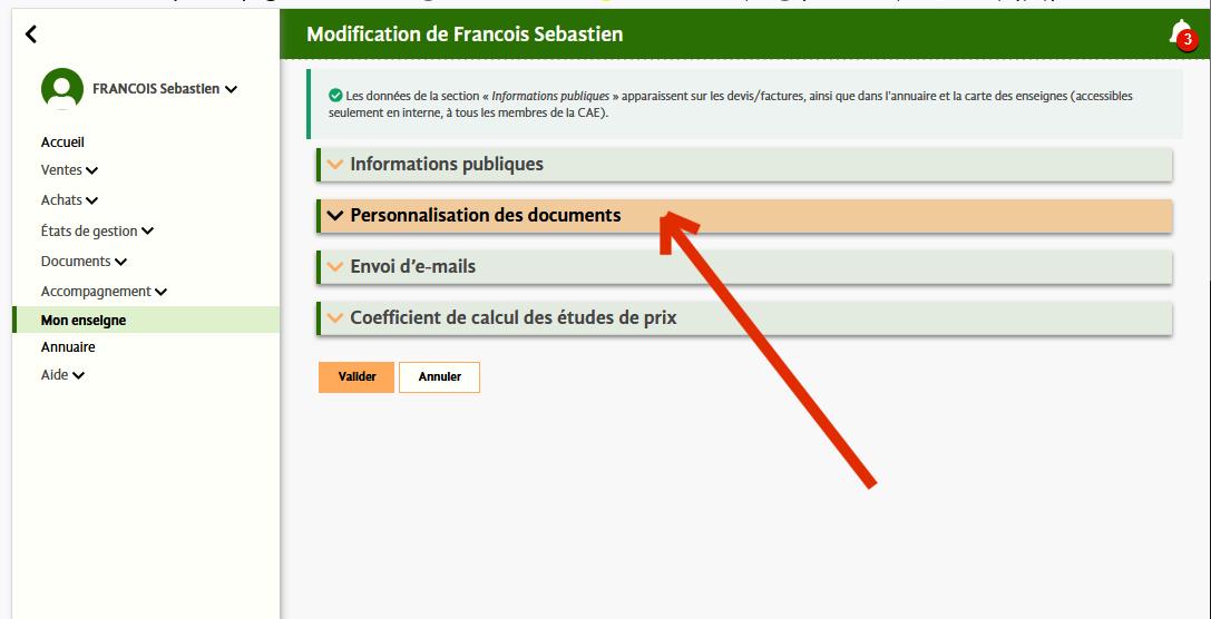 cliquez sur 